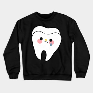 sad tooth Crewneck Sweatshirt